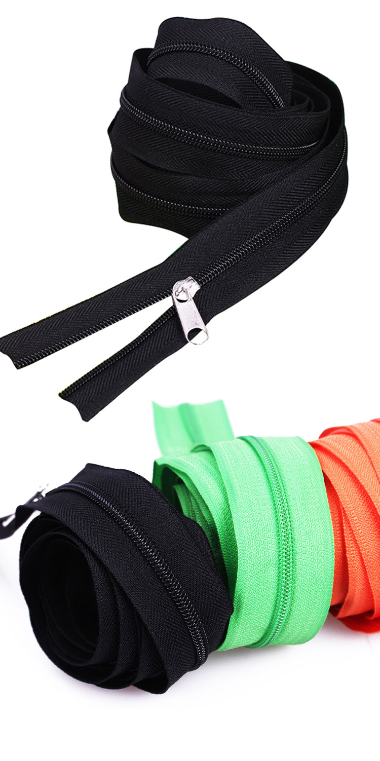 No.5-Non-lock-zipper