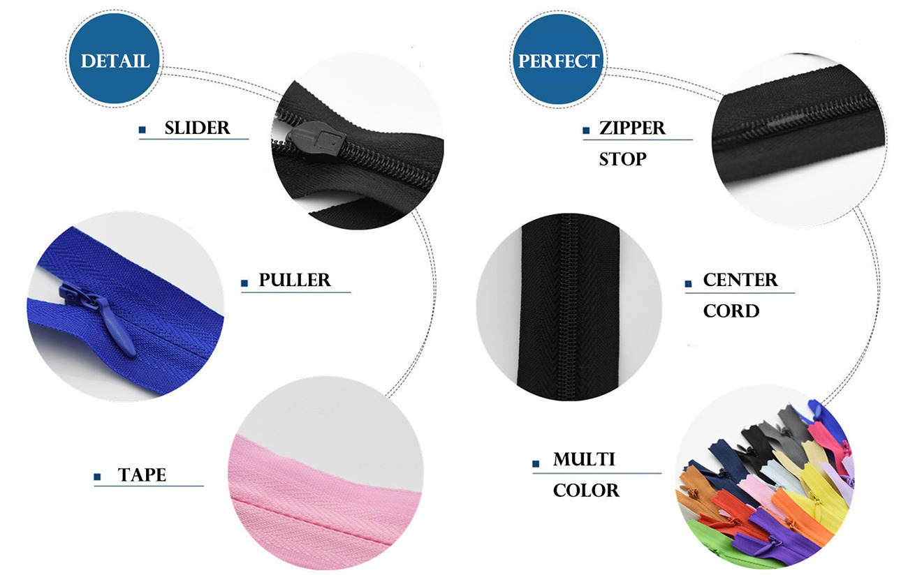 no.5 nylon zipper