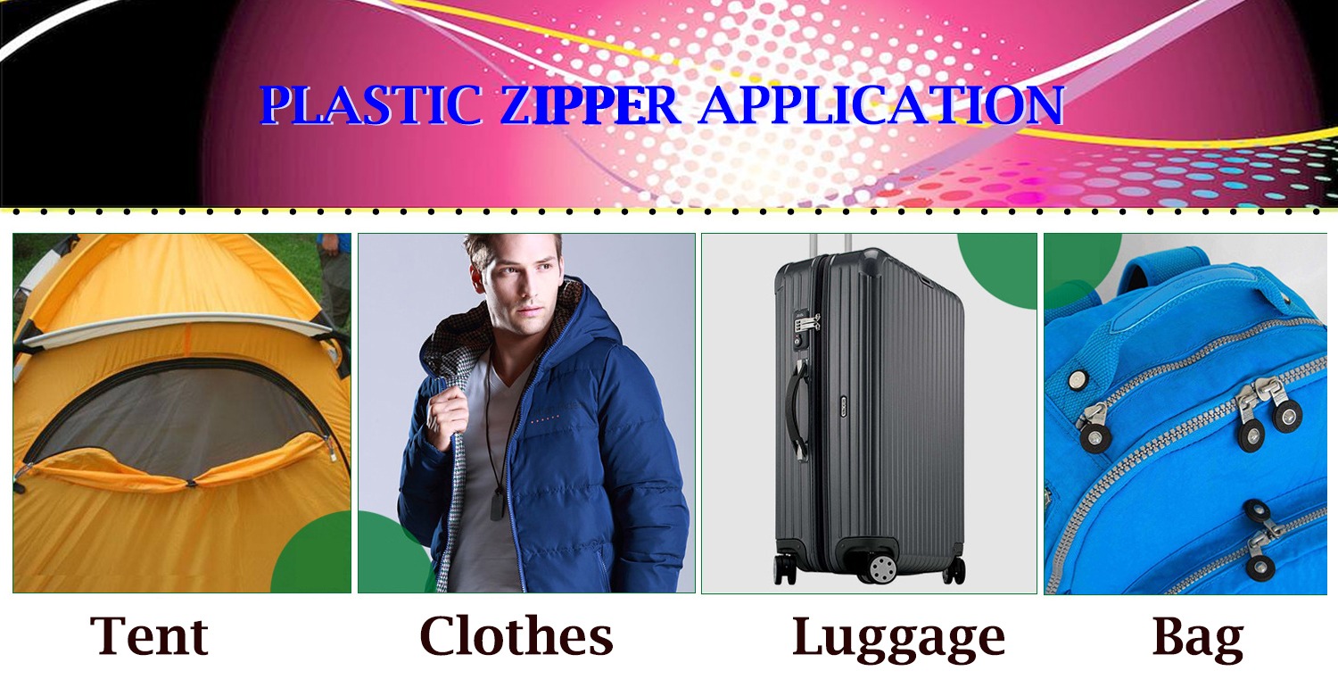 plastic zipper application